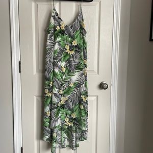 Floral high low dress